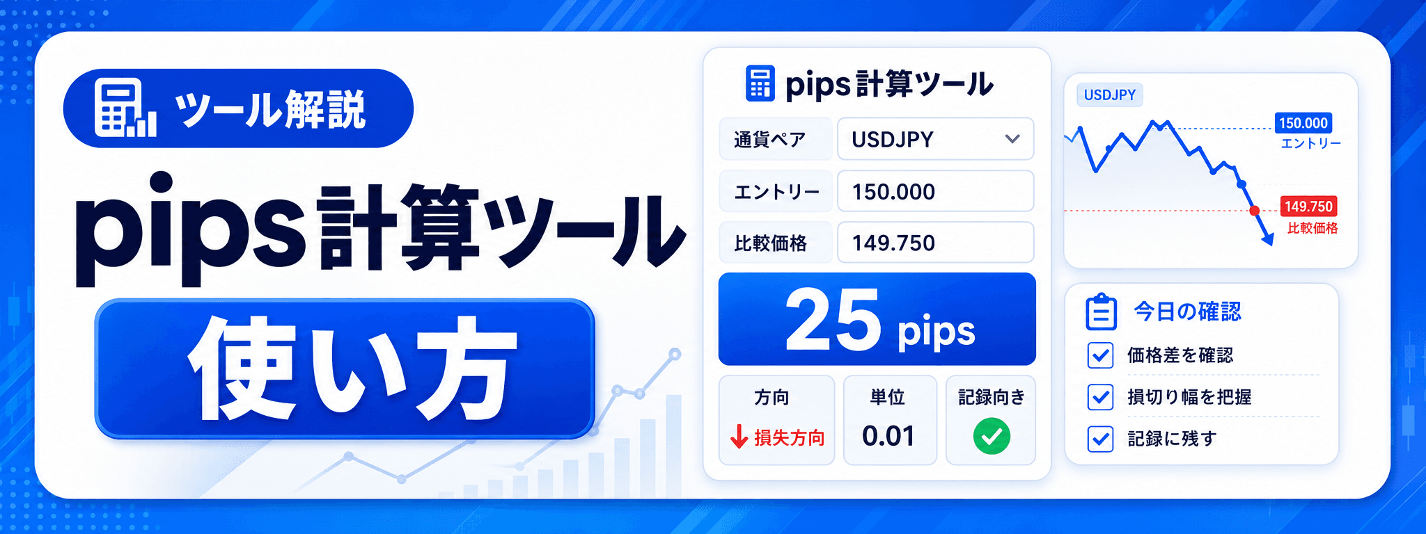 pips計算ツールの使い方